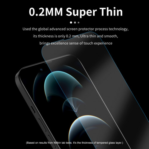 Nillkin H + Pro 0.2mm 9h 2.5d Film de verre trempé anti-explosion pour iPhone 13/13 Pro SN30021107-08