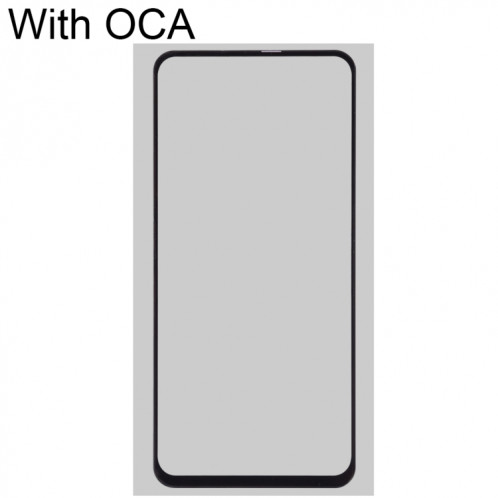 Pour Samsung Galaxy A60 lentille extérieure en verre avec adhésif optiquement transparent OCA SH26101765-06