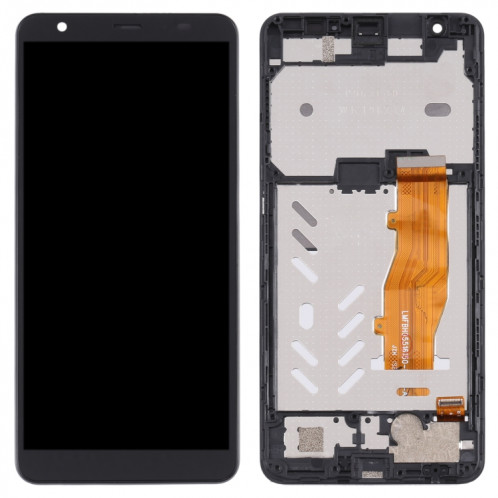 Écran LCD OEM pour ZTE Blade A5 2019 Assemblage complet du numériseur avec cadre (noir) SH201A558-06