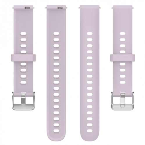 Pour Keep Band B4 Bracelet de montre en silicone à surface brillante de 16 mm (violet) SH901J1966-08