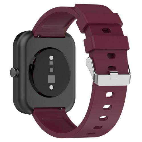 Pour le bracelet de montre en silicone OnePlus Nord Steps Style (vin rouge) SH601G640-07
