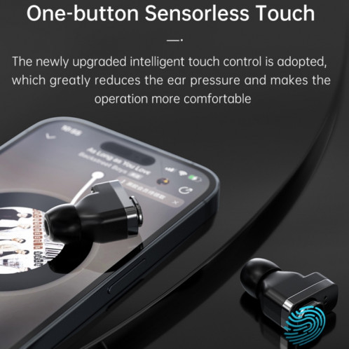 N22 2 en 1 1,96 pouces HD Display Sport Bluetooth Call Earphone Smart Watch (Noir) SH201C1856-017