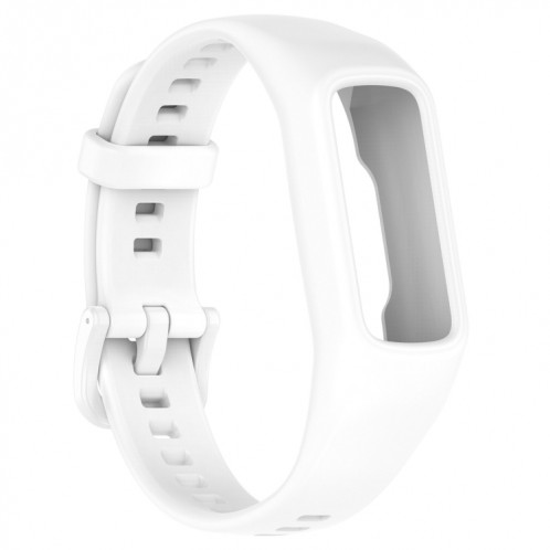 Pour Keep Band B2 Bracelet de montre en silicone intégré de couleur unie (blanc) SH301A623-09