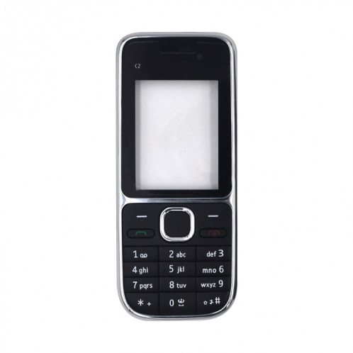 Pour Nokia c2-01 Couverture complète du boîtier (Noir) SH401A1249-04