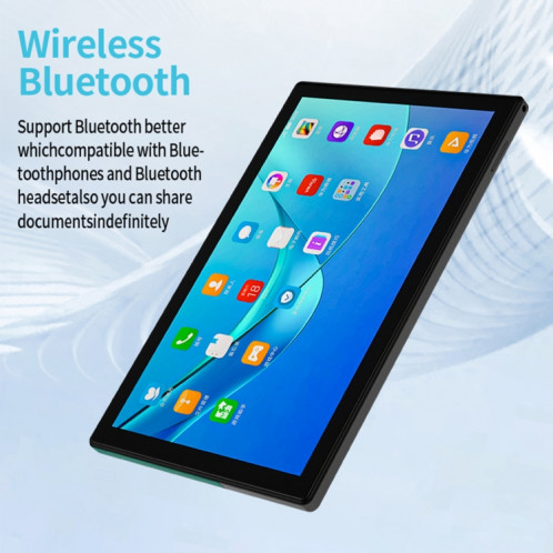 Tablette PC BDF P70 4G LTE 10,1 pouces, 8 Go + 256 Go, Android 12 MTK6762 Octa Core, prise en charge double SIM, prise UE (bleu) SB701B237-012