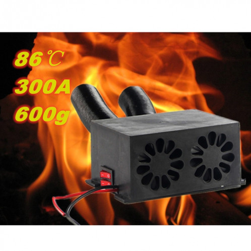 Dégivreur antibuée de chauffage électrique de véhicule d'ingénierie, spécification: DC 12V 2 trous SH0301758-08