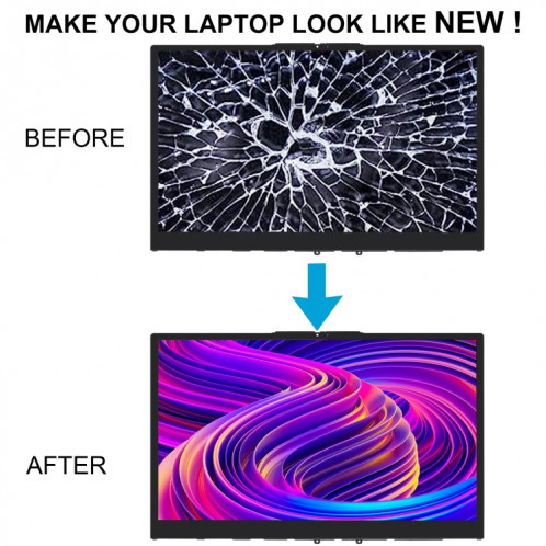 Pour Lenovo ideapad Yoga C940-15IRH FHD écran LCD numériseur assemblage complet avec cadre SH33091952-04