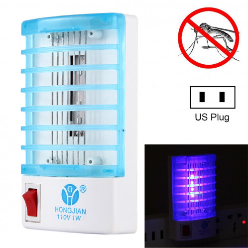 Lampe de nuit efficace de tueur de moustique de la lumière bleue 4-LED, prise des USA, AC110V SL0770470-08