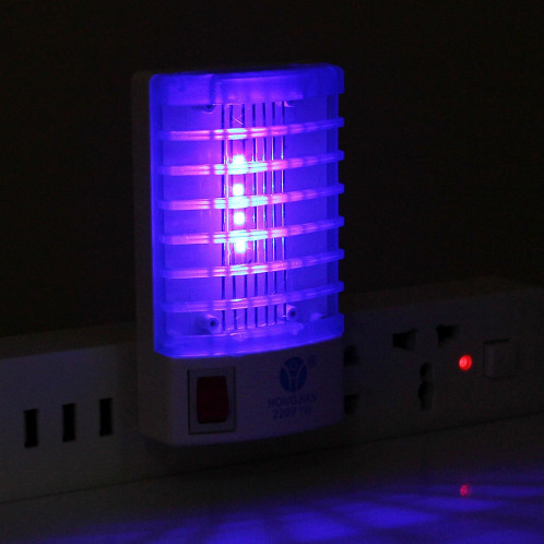 Lampe de nuit efficace de tueur de moustique de la lumière bleue 4-LED, prise des USA, AC110V SL0770470-08