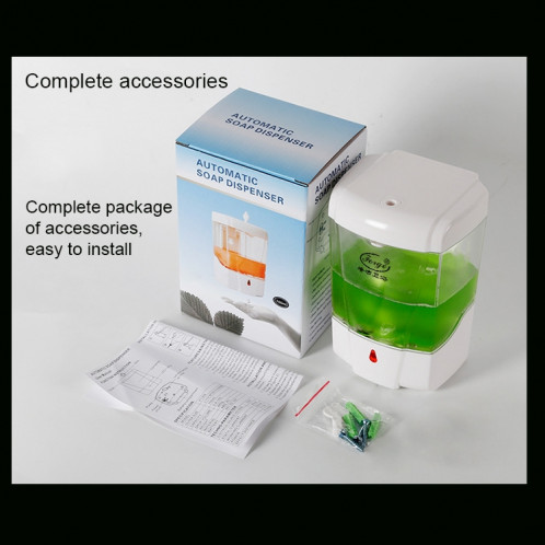 Distributeur automatique de savon liquide ou gel hydroalcoolique 700 ml SH23441092-014