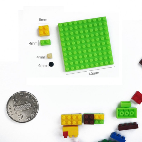 Lézard Cartoon Lego Assemblé Enfants DIY Lumières Assemblées Blocs de Construction Éducatifs Intelligence Jouet SH6577746-04