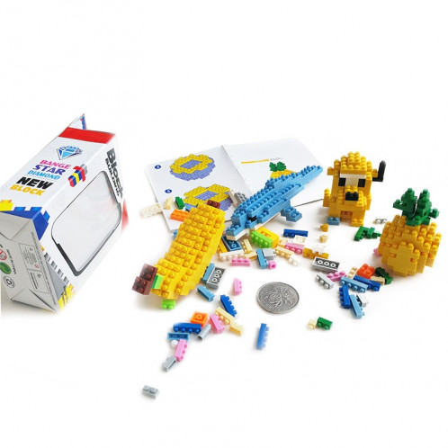 Lego a assemblé des jouets en plastique de bloc de construction de particules de diamant de modèle d'Apple SH72121722-04