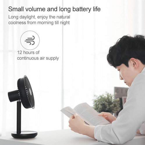 Xiaomi Mijia SOLOVE USB ventilateur de bureau électrique dortoir de bureau mini ventilateur, avec contrôle de 3 vitesses (blanc) SX706W342-012