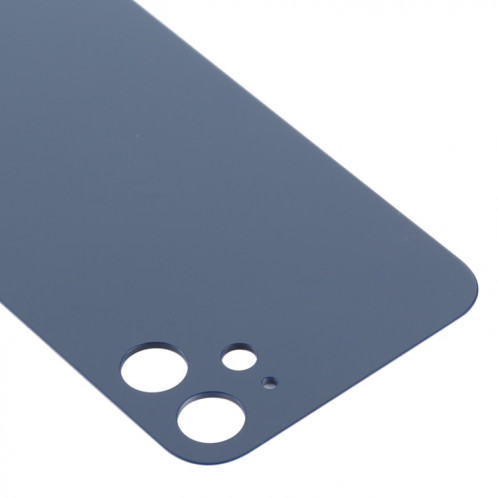 Couvercle de batterie arrière à grand trou de caméra de remplacement facile pour iPhone 12 Mini (bleu) SH10LL1759-06