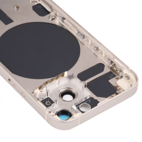 Couvercle de boîtier arrière avec plateau de carte SIM et clés de latération et objectif de caméra pour iPhone 13 mini SH01WL243-06