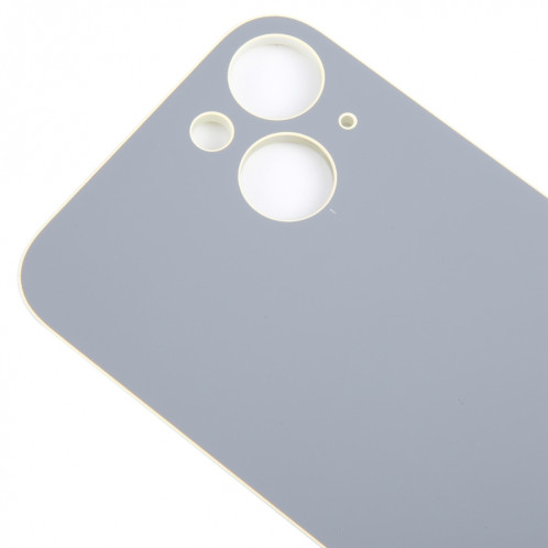 Pour iPhone 15 Remplacement facile Grand trou de caméra Couvercle de batterie arrière en verre (Jaune) SH42YL636-07