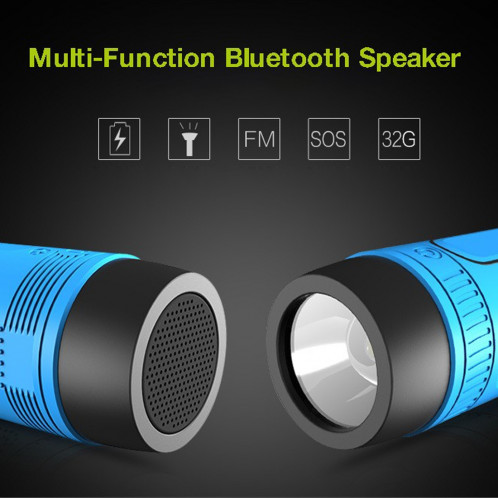 ZEALOT S1 Bluetooth 4.0 sans fil câblé haut-parleur subwoofer récepteur audio avec batterie 4000mAh, carte de soutien 32Go, pour iPhone, Galaxy, Sony, Lenovo, HTC, Huawei, Google, LG, Xiaomi, autres smartphones (bleu) SZ000L1094-014