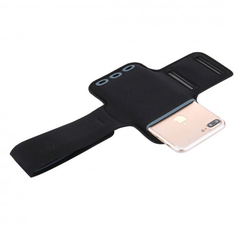 Pour iPhone 8 Plus & 7 Plus Brassard de sport avec poche à clé (blanc) SF100W285-014