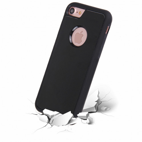 Pour iPhone 8 Plus & 7 Plus Anti-Gravity Magical Nano-Aspiration Technologie Sticky Selfie Housse de Protection (Bleu) SH718L1848-010