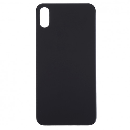 iPartsAcheter pour iPhone X Couverture de batterie en verre (noir) SI15BL1287-06
