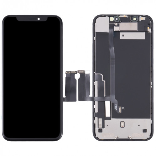 Écran LCD d'origine pour iPhone XR Digitizer Full Assembly avec câble flexible pour haut-parleur SH0172153-07