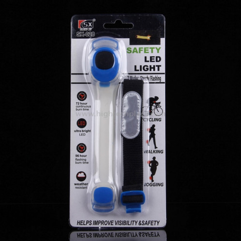 Bouton CR2032 Batteries Alimenté Night Run / Ride Safety LED Light Band (Bleu) SB801L6-010