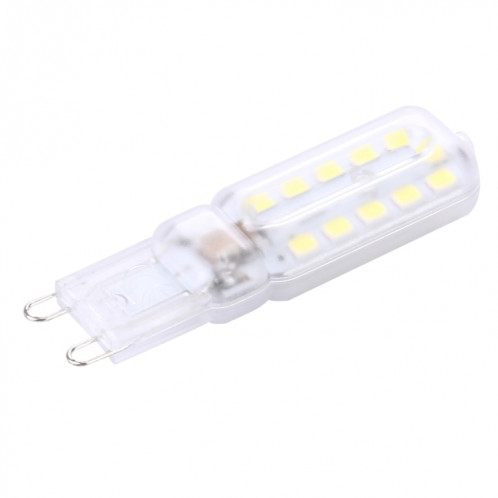 G9 3W 300LM 22 LED SMD 2835 Couvercle Transparent Lampe Maïs, AC 110V (Lumière Blanche) SH70WL1154-07