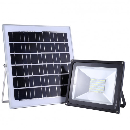 Lumière d'inondation de puissance solaire imperméable de TGD 50W IP65, lumière intelligente de 96 LEDs avec le panneau solaire et la télécommande SH5985586-016