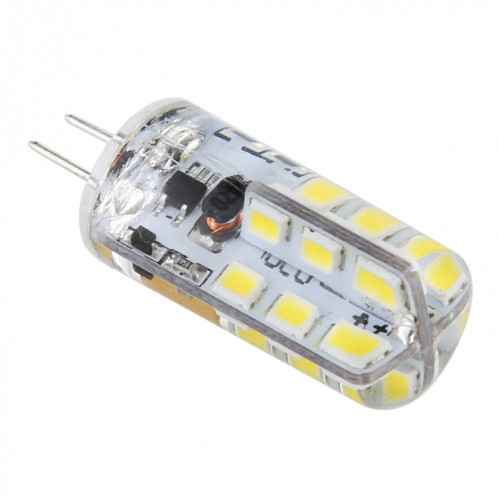G4 SMD 2835 Ampoule de maïs à 24 LED, AC 12V, DC 12-24V (lumière blanche) SH76WL548-07