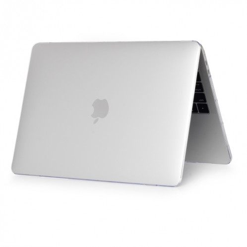 Étui de protection pour ordinateur portable de style givré pour MacBook Pro 13,3 pouces A1989 (2018) (Transparent) SH316T764-04