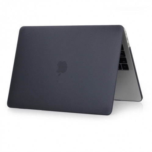 Étui de protection pour ordinateur portable de style givré pour MacBook Pro 15,4 pouces A1990 (2018) (Noir) SH317B19-04