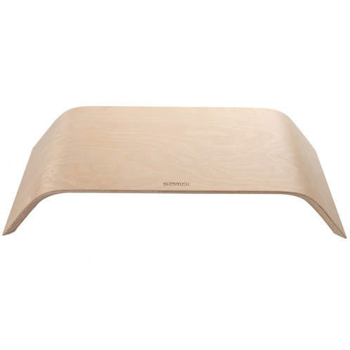 SamDi artistique Wood Grain bambou et support de bureau en bois support berceau pour Apple Macbook, ASUS, Lenovo SH006B140-010