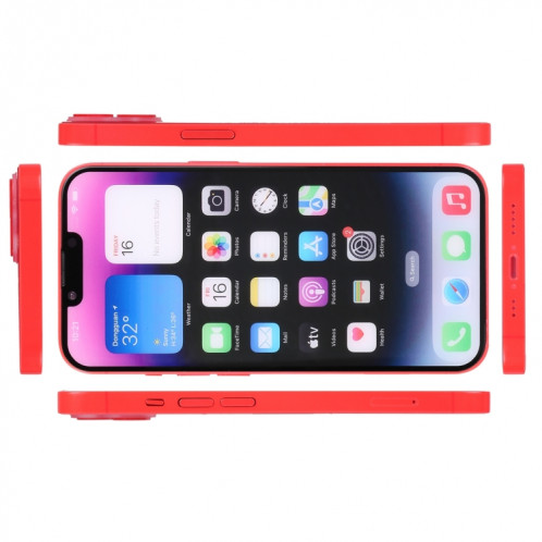 Pour iPhone 14 Plus écran couleur faux modèle d'affichage factice non fonctionnel (rouge) SH108R127-07