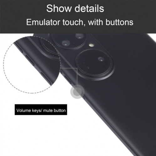 Modèle d'affichage factice d'écran non fonctionnel à écran noir pour Huawei P50 Pro (Noir) SH703B520-07