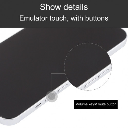Pour iPhone 13, écran noir, faux modèle d'affichage factice non fonctionnel (blanc) SH922W401-06