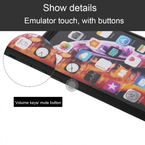Modèle d'affichage factice factice d'écran non-couleur pour iPhone XR (noir) SH700B856-06