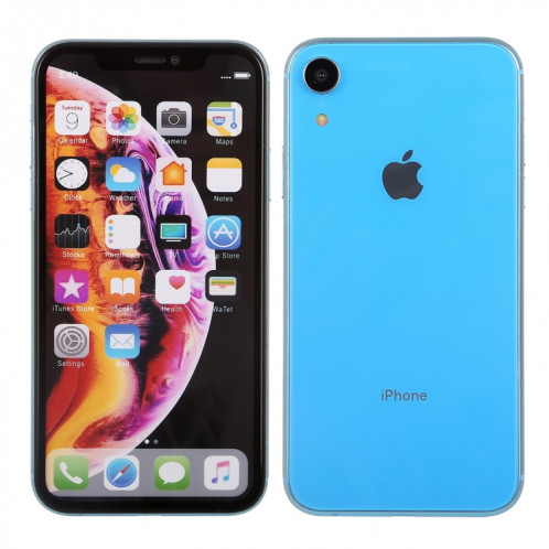 Modèle d'affichage factice factice d'écran non-couleur pour iPhone XR (bleu) SH700L1345-06