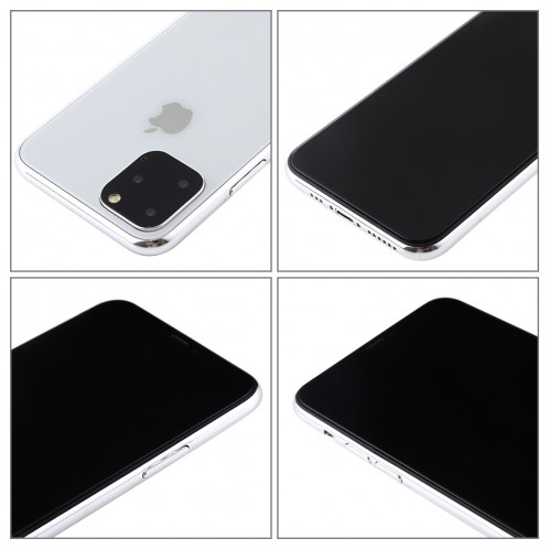 Modèle d'écran factice avec faux écran noir pour iPhone XI (5,8 pouces) (Blanc) SH842W1897-07