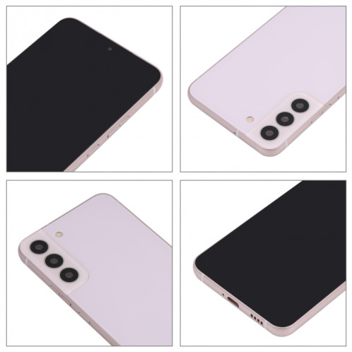 Pour Samsung Galaxy S22 5G écran noir faux modèle d'affichage factice non fonctionnel (or rose) SH56RG610-06