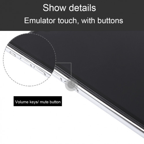 Modèle d'écran factice non fonctionnel pour iPhone 9 Plus (blanc) SH790W994-06