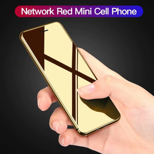 SATREND S10 Card Mobile Phone, Écran tactile 2,4 pouces, MTK6261D, Support Bluetooth, FM, GSM, Double SIM (Or) SH965J1680-029