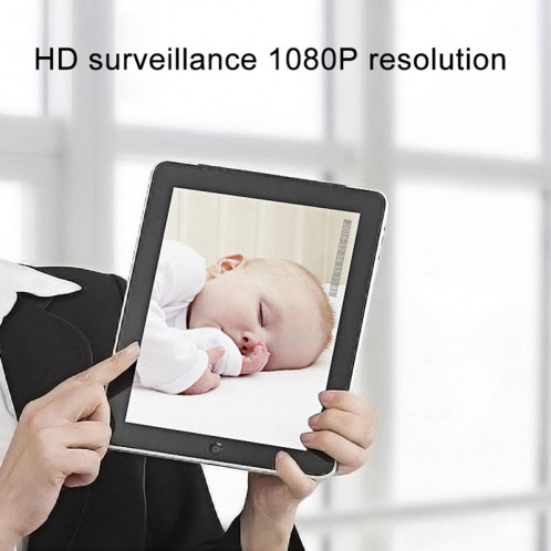 Kit sans fil d'intérieur d'intérieur d'appareil-photo d'IP IR de sécurité de 4CH HD 1080P, vision nocturne de soutien / détection de PIR / carte audio bi-directionnelle et de SD (128GB maximum, SH091W1071-011