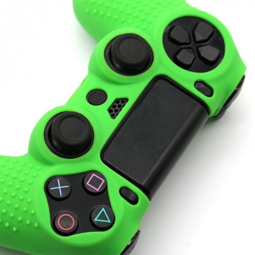 Étui de protection en silicone antidérapant pour Sony PS4 (vert) SH521G1999-08