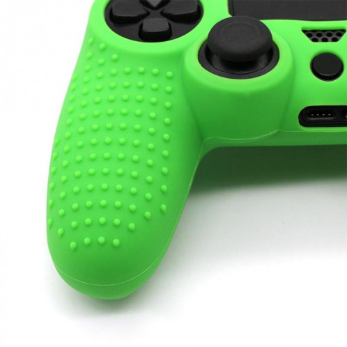 Étui de protection en silicone antidérapant pour Sony PS4 (vert) SH521G1999-08