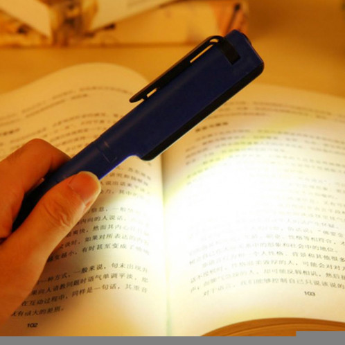 Lampe / lampe de poche de forme de stylo d'intense luminosité 100LM, lumière blanche, COB LED 2-Modes avec agrafe de stylo magnétique rotative de 90 degrés (noir) SH874B1201-011