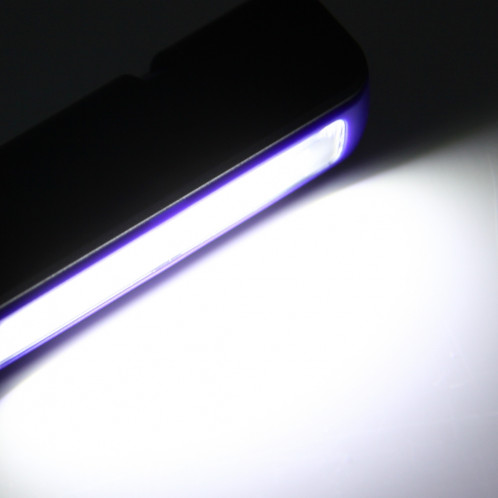 Lumière / lampe-torche de travail de forme de stylo de l'intense luminosité 100LM, lumière blanche, COB LED 2-Modes avec agrafe magnétique rotative de 90 degrés (bleu) SH874L860-011