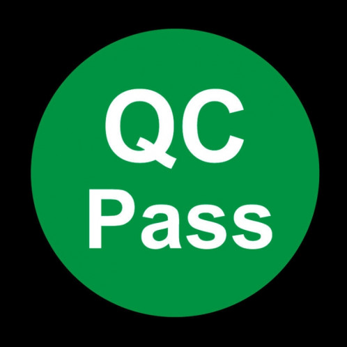 Autocollant de passe de QC de forme ronde de 1000 pièces étiquette de passage de QC (vert) SH029G1921-03