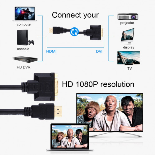 30cm HDMI Mâle à 24 + 1 câble adaptateur femelle DVI S301661110-06