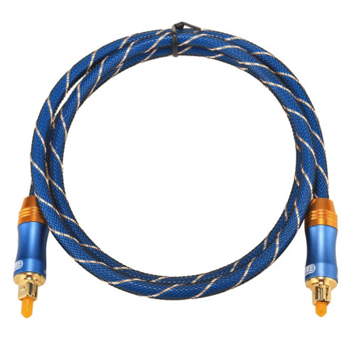 EMK LSYJ-A010 Câble audio Toslink mâle / mâle à tête en métal plaqué or de 1m OD6.0mm SH0741475-07