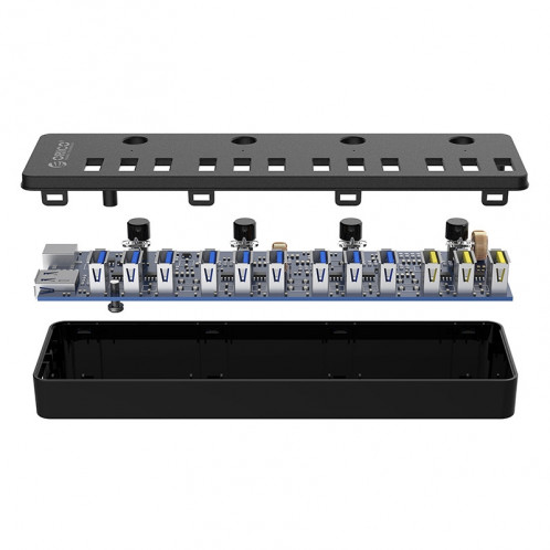 ORICO P12-U3 Bureau Multi-fonction 12 ports USB 3.0 HUB avec 1 m câble USB et indicateur LED SO1135890-012